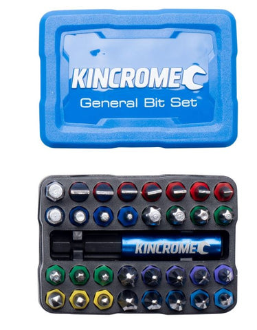 Kincrome General Bit & Holder Set 33 Piece 13649