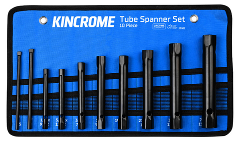 Kincrome Tube Spanner Set 10 Piece Imperial 25302