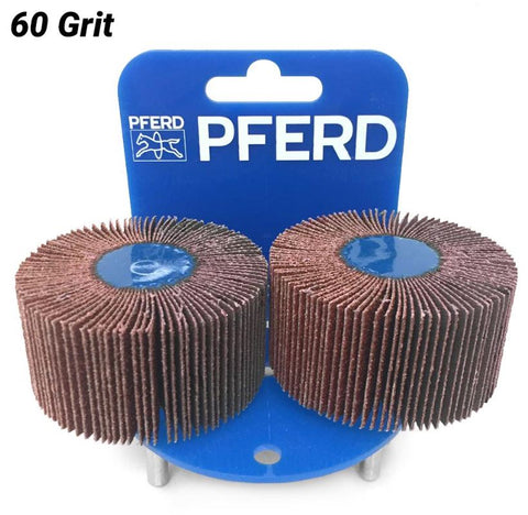 PFERD Fan Grinder 2Pack 60 x 30mm F6030 Aluminium Oxide 60 Grit 47800137