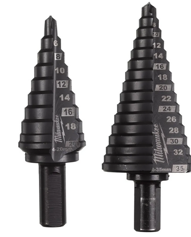 Milwaukee Cobalt Step Drill Bit Set 4-20mm/6-35mm 2 Piece 48899398