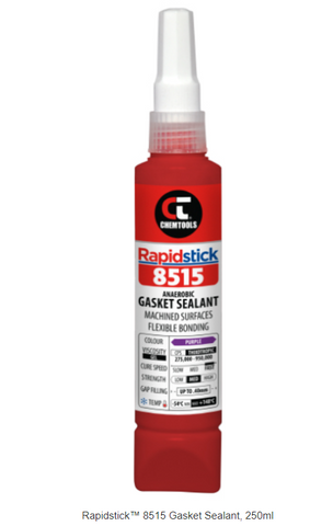 Rapidstick 8515 Gasket Sealant (Machined Surfaces, Flexible Bonding) 250 ml 8515-250