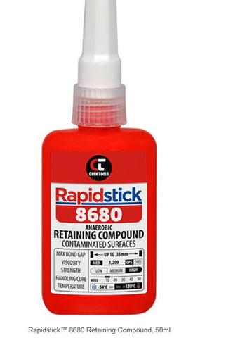  Rapidstick 8680 Retaining Compound (Contaminated Surfaces), 50ml 8680-50