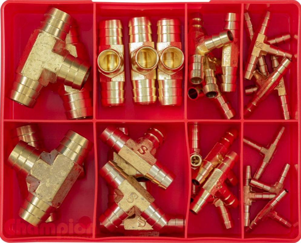 Champion Brass Barbed “T” Joiners Assortment CA27 – Rolling