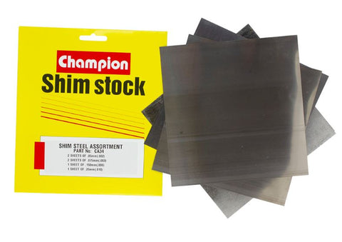 Champion Steel Shim Sheets Assortment CA34
