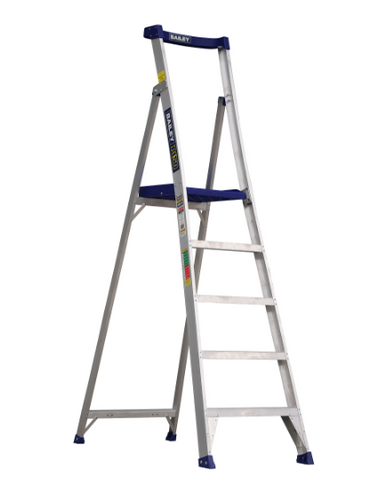 Bailey Aluminium Ladder 150kg P150 5 Step 1.5m FS14068