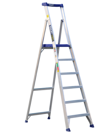 Bailey Aluminium Ladder 150kg P150 6 Step 1.8m FS14069