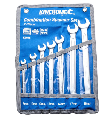 Kinrome Combination Spanner Set 7 Piece Metric K3045