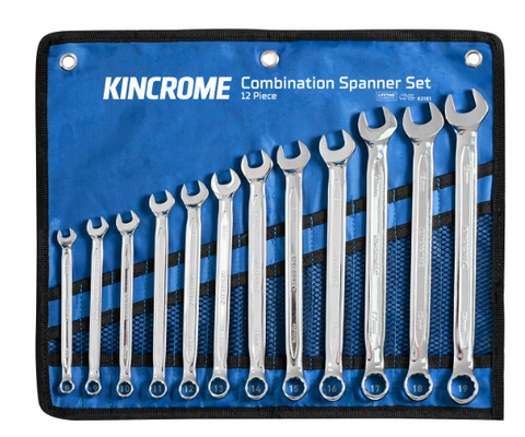 Kincrome Combination Spanner Set 12 Piece Metric K3181