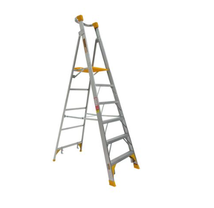 Gorilla Platform ladder Aluminium 1.8m (6ft) Aluminium 180kg Heavy Duty  Industrial PL006-HD Pre-Order