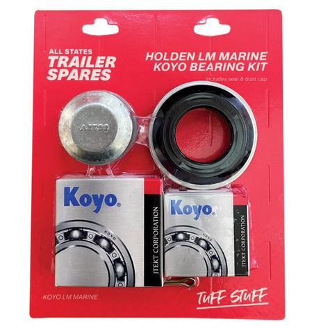 All States Trailer Bearing Kit w/Cap & Marine Seal LM Koyo R1969BM