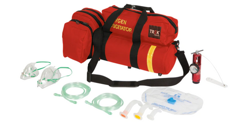 FastAid Trek Oxygen Kit, Oxy-Resus Eco, Soft Case First Aid ROK120