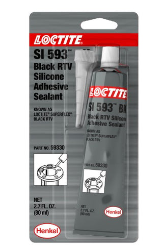 Loctite SI 593 Silicone Black Superflex RTV 80ml Tube SI-593-080ML/LOCTITE