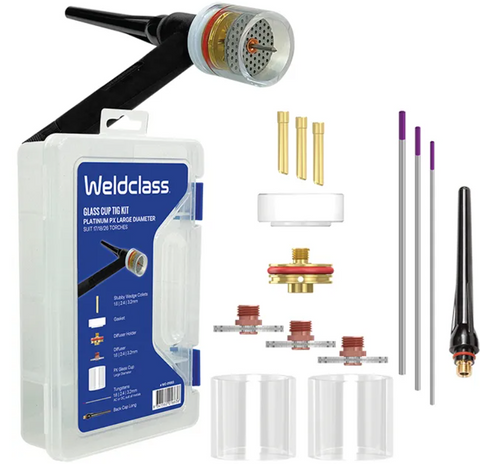 Weldclass TIG Parts Kit PX (Glass Cup) Series 17/18/26 LRG WC-01663