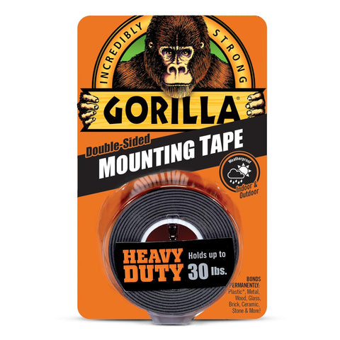 Gorilla Black Mounting Tape Roll 25.4mm x 152m GG41027