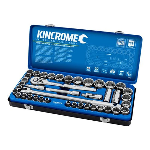 Kincrome Socket Set 42 pce 1/2D Metric/Imperial K28022