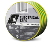 Bear Electrical Tape 504 18mm X 20m Yellow Green 66623324546