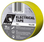 Bear Electrical Tape 504 18mm X 20m Yellow  66623336461