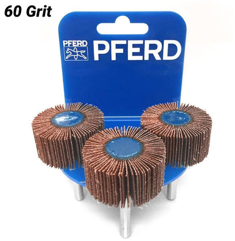 PFERD Fan Grinder 3-Pack 40 x 20mm F4020 Aluminium Oxide 60 Grit 47800133