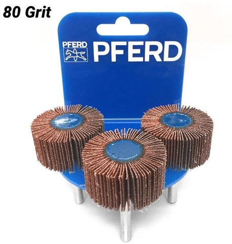 PFERD Fan Grinder 3-Pack 40 x 20mm F4020 Aluminium Oxide 80 Grit 47800134