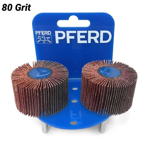 PFERD Fan Grinder 2 Pack 50 x 30mm F5030 Aluminium Oxide 80 Grit 47800136
