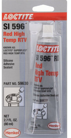 Loctite SI 596 Red Superflex RTV Silicone Adhesive Sealant 80ml SI-596-080ML/LOCTITE