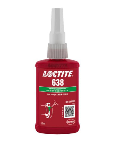 Loctite 638 Retaining Compound High Strength 50ml Bottle 638-050ML/LOCTITE