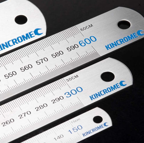 Kincrome Stainless Steel Ruler Metric 150mm 300mm 600mm1000mm 64006