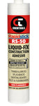 Rapidstick RS-50 Liquid-Fix Construction Adhesive, 300ml Cartridge (Beige) 8-RS50BG-300