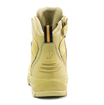 Bison XT Zip Side Lace Up Ankle Safety Boot Wheat Color XTLZWHE-09