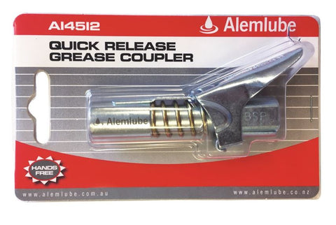 Alemlube Quick Release Grease COUPLER 1/8” BSP A14512