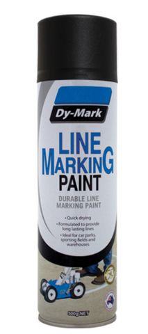 Dy-Mark Line Marking Matt Black Aerosol 500gm 41015001