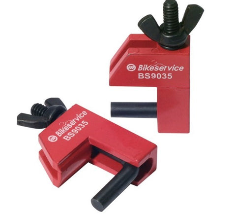 Bikeservice Rubber Line Clamp Set 2pc BS9035