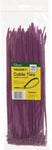 Tridon  PURPLE  Cable Ties 300mm x 4.8mm PK 100 CT305PUCD