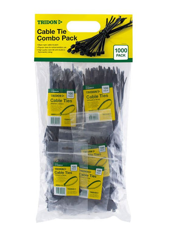 Tridon Cable Tie Combo Pack pk 1000 CTCP10