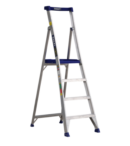 Bailey Aluminium Ladder 150kg P150 4 Step 1.2m FS14067