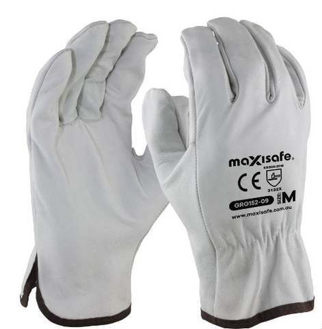 Maxisafe Economy Full Grain Rigger Glove SM - XL GRG152-09