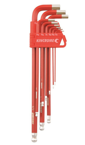 Kincrome Ball Point Hex Key Set 9 pce Imperial K5042