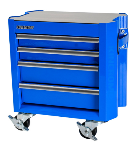 Kincrome CONTOUR Mini Tool Trolley 4 Drawer 10”Blue K71024