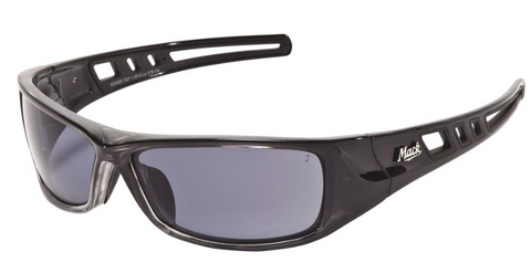 Mack B-Double Smoke Black Polarised Safety Glasses MKBDOUBLESM0000