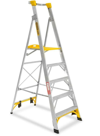 Gorilla 5-Step 150kg 5FT Aluminium Platform Ladder PL005-I