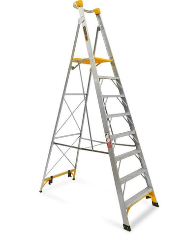 Gorilla Step 150kg 2.4M 8FT Aluminium Platform Ladder PL008-I