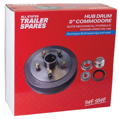 All States Trailer Commodore Hub Drum 9in Brg Seal Cap SLM R1904A