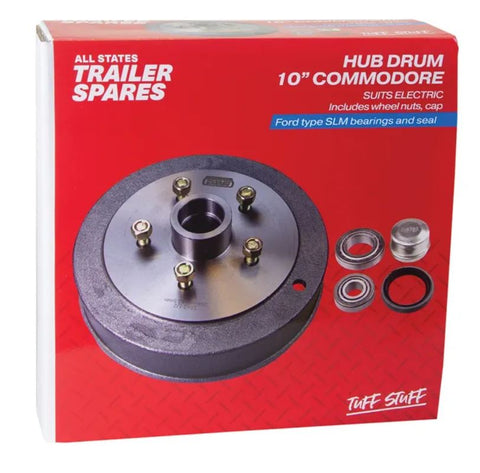 All States Trailer Commodore Hub Drum 10in Brg Seal Cap SLM R1922A