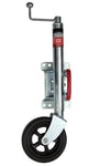 All States Trailer Spares Jockey Wheel Heavy Duty 8inch Swivel Ubolt Clamp 750kg R2124HD