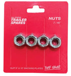 All States Trailer Nylon Insert Nuts 7/16 x 4 R5312N