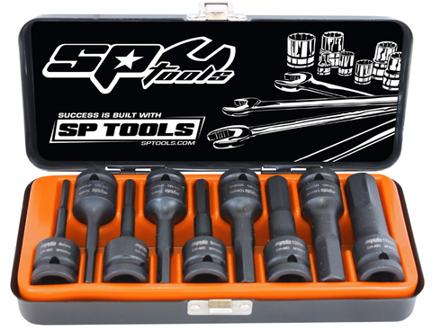 SP Tools 1/2"Dr Inhex Impact Socket Set - Metric - 9pc SP20370
