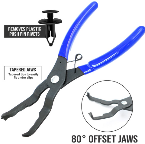 SP Tools Trim Clip Pliers 80° Offset Jaws SP30878