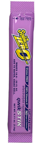 Sqwincher Qwik Stiks Electrolyte Sugar Free PK 50 Grape Flavour SQ0106-GP