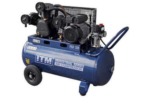 ITM Air Compressor, Belt Drive, 3.0Hp 90Ltr Fad 328L/Min TM351-30090