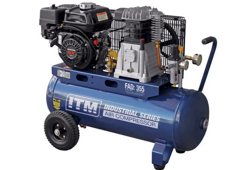 ITM Air Compressor, Belt Drive, Petrol 5.5Hp Honda 60Ltr Fad 355L/Min TM352-55060